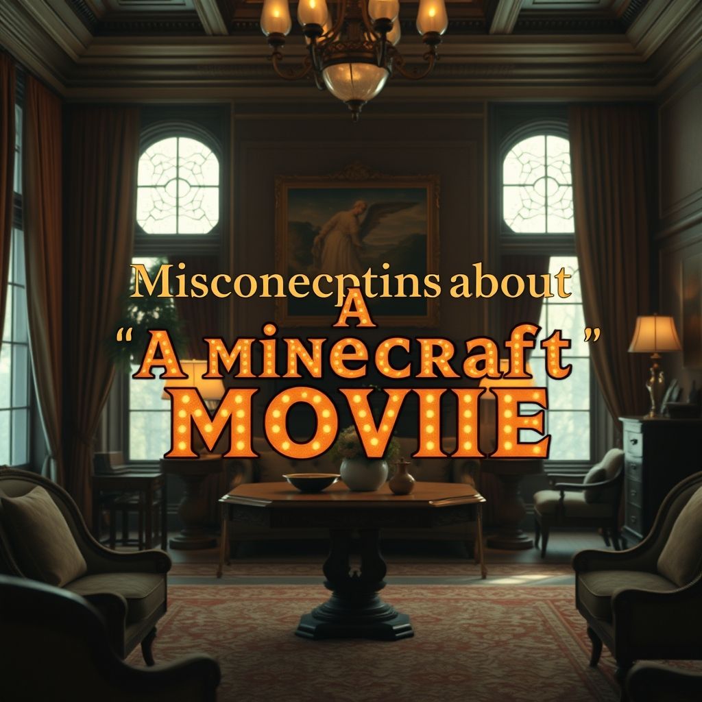 ความเข้าใจผิดเกี่ยวกับ 'A Minecraft Movie'